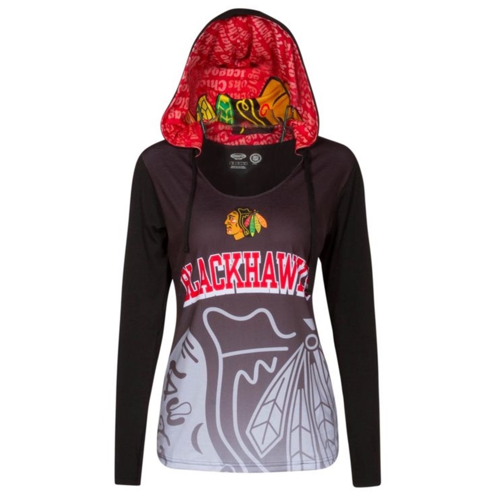 Chicago Blackhawks Women’s Sublimated Hoodie